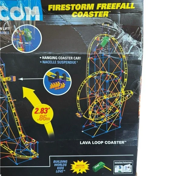 K’Nex Firestorm Freefall Coaster Building Set New - Picture 9 of 11